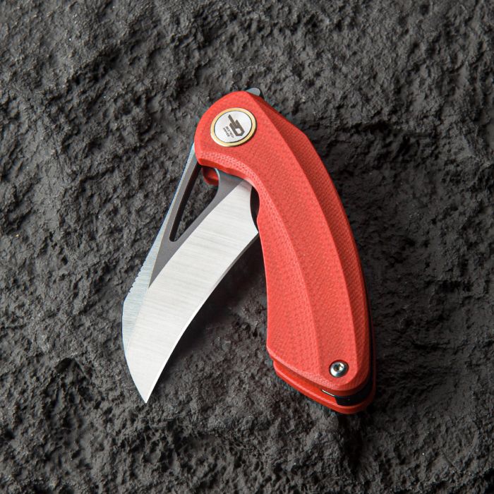 Складной нож Bestech Bihai, сталь 14C28N, рукоять G10, красный