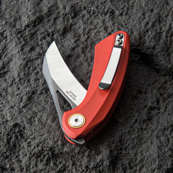 Складной нож Bestech Bihai, сталь 14C28N, рукоять G10, красный