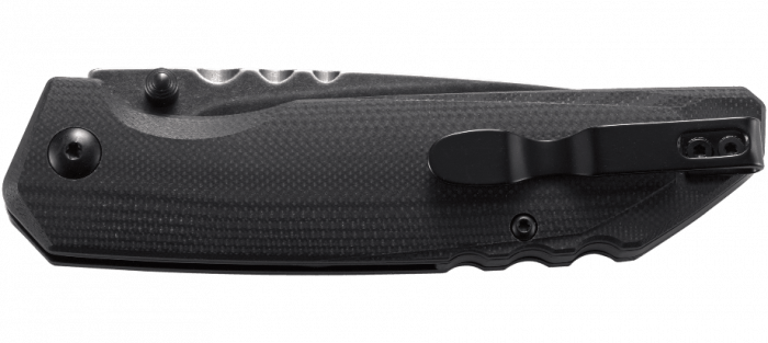 Полуавтоматический складной нож Fast Lane, CRKT 7045, сталь 8Cr14MoV Black Stonewashed, рукоять G10