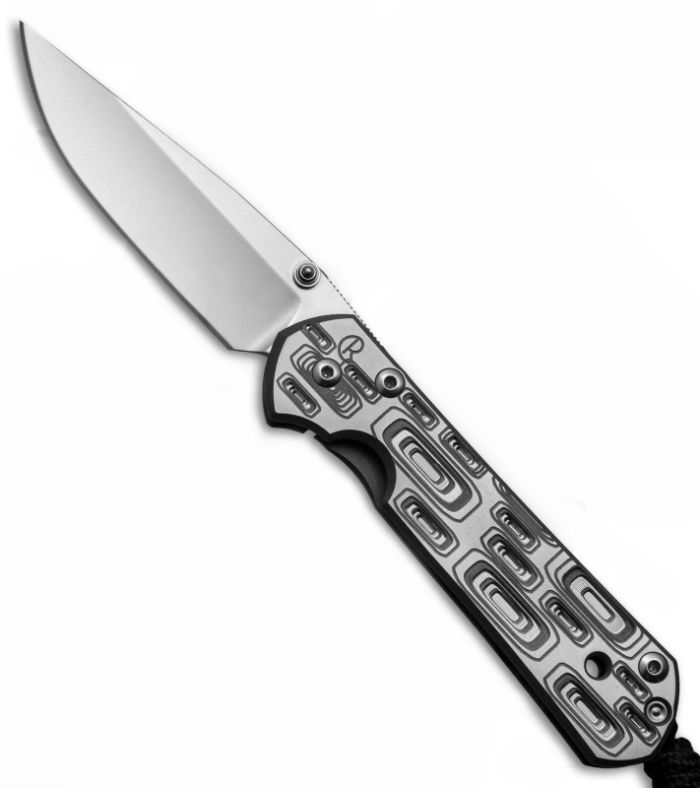 Нож складной Chris Reeve Large Sebenza 21, сталь CPM S35VN, рукоять титан с рисунком Perception