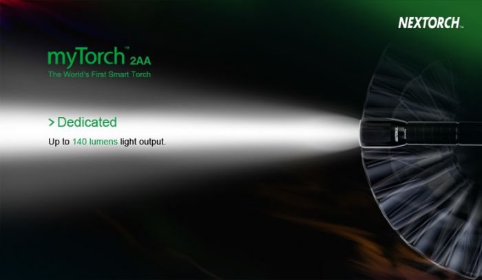 Фонарь светодиодный NexTorch myTorch 2AA Smart LED (NT-MT2AA)