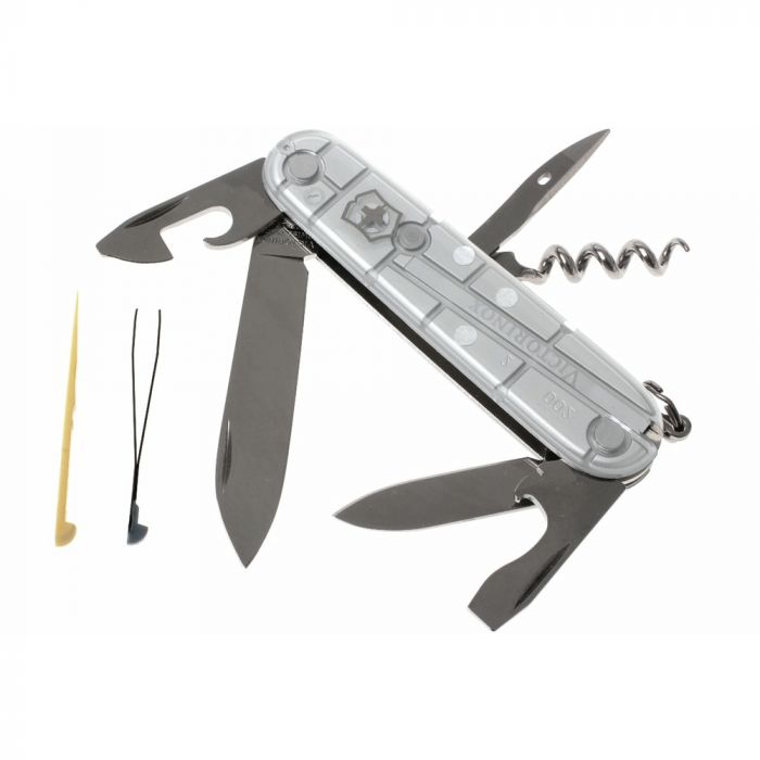 Нож перочинный Victorinox Spartan SilverTech, сталь X55CrMo14, рукоять Cellidor®, серый
